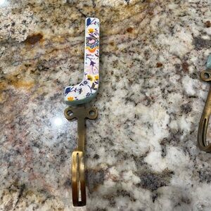 Floral Ceramic Wall Hook